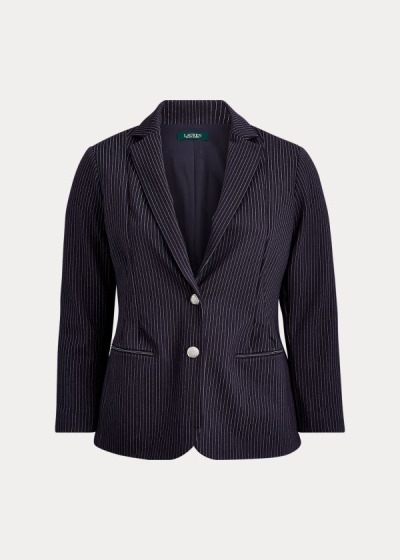 Women's Ralph Lauren Pinstripe Ponte Jackets | 492763VTS